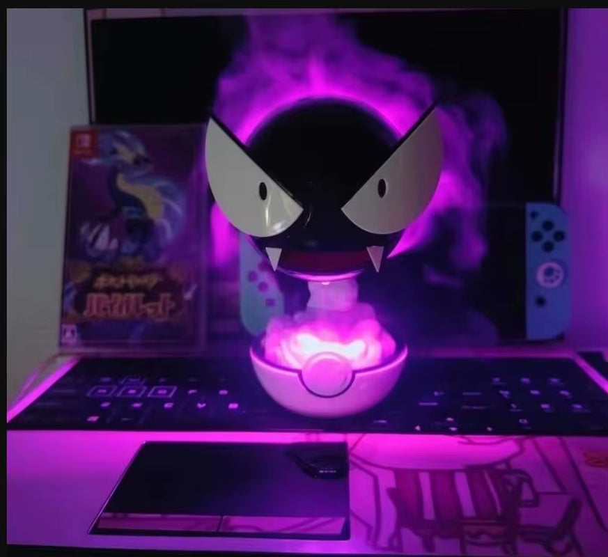 Transform Your Space with the Anime Gastly Humidifier - A Stylish and Functional Pokemon Desktop Air Purifier with LED Light!